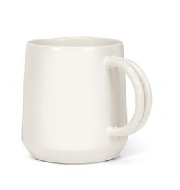Double Handle Mug, White