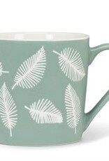 Feathery Leaves Mug, Sage Feathery Leaves Mug, Sage