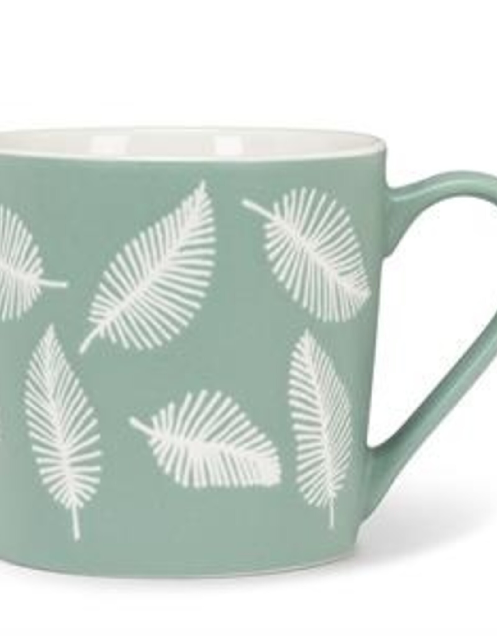 Feathery Leaves Mug, Sage