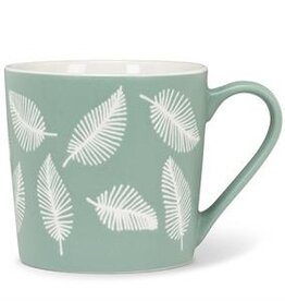 Feathery Leaves Mug, Sage