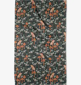 Geometry Tea Towel- Mushroom Grove