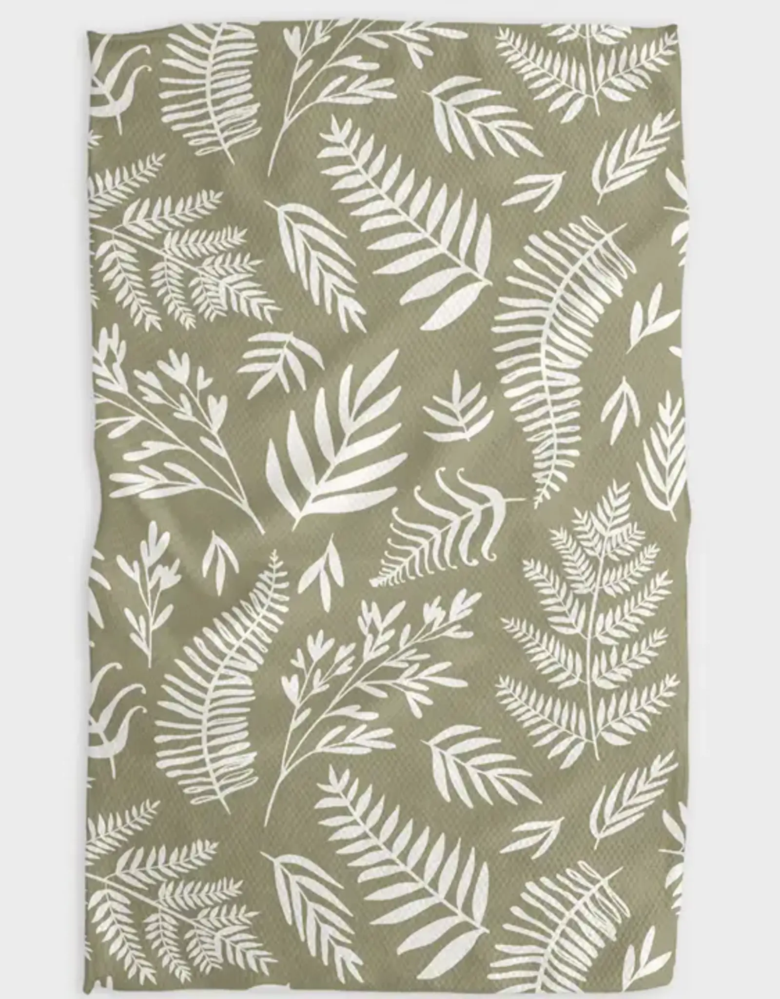 Geometry Tea Towel- Olive