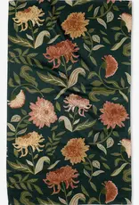 Geometry Tea Towel-Chrysanthemums in November