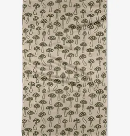Geometry Tea Towel- Woodland Mushroom