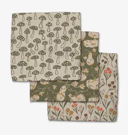 Geometry Woodland Trail Dishcloth Set