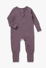 Mila & Co Zipper Romper, Elderberry
