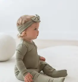Mila & Co Zipper Romper, Moss