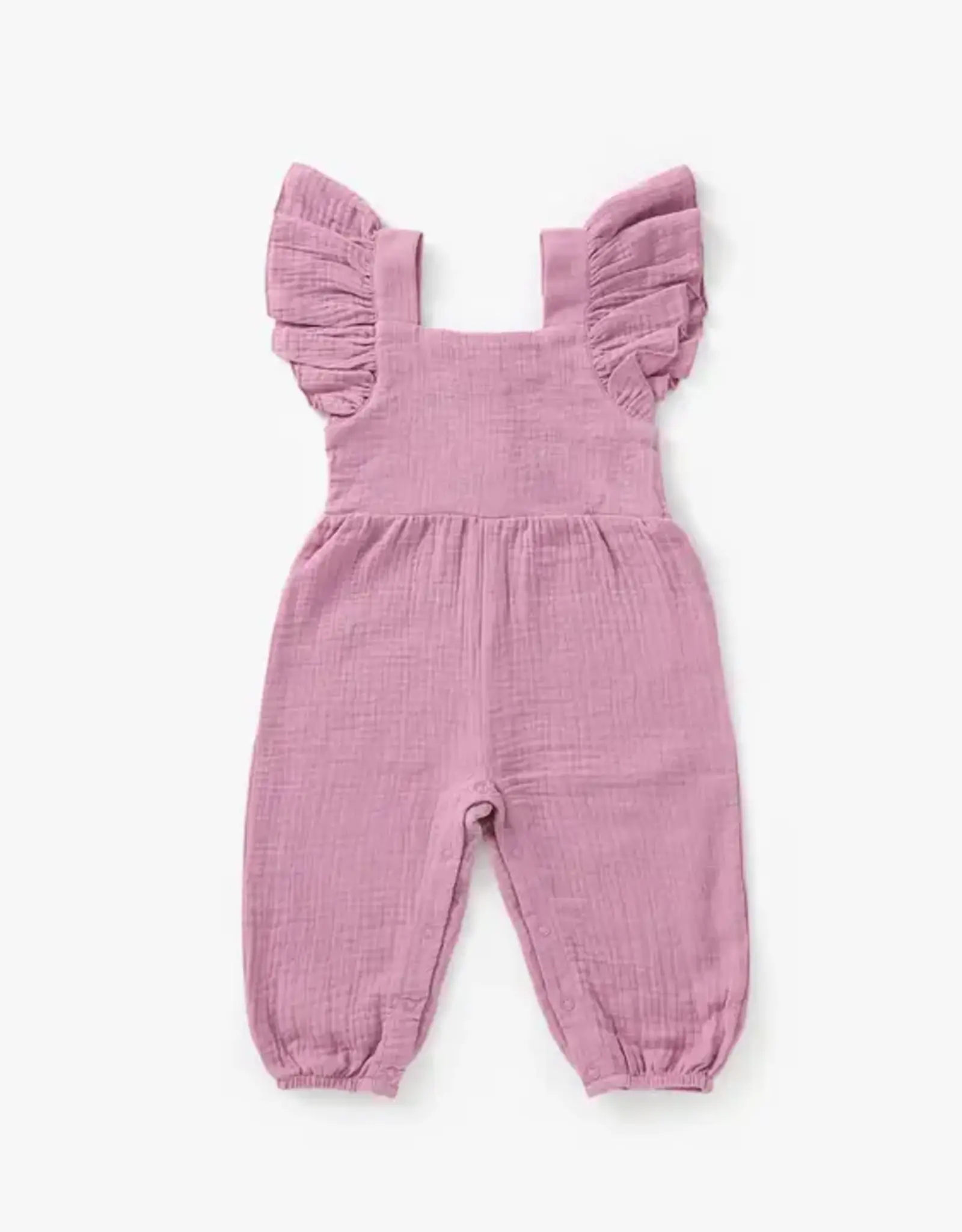 Mila & Co Flutter Jumpsuit, Mauve