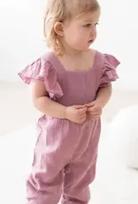 Mila & Co Flutter Jumpsuit, Mauve
