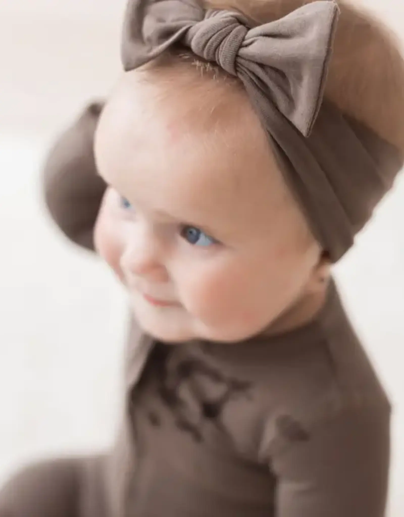 Mila & Co Jersey Headband, Walnut