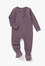 Mila & Co Jersey Footie, Elderberry