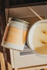 Prairie Creek Candles Wood Wick Candle, Beach Bum 8oz