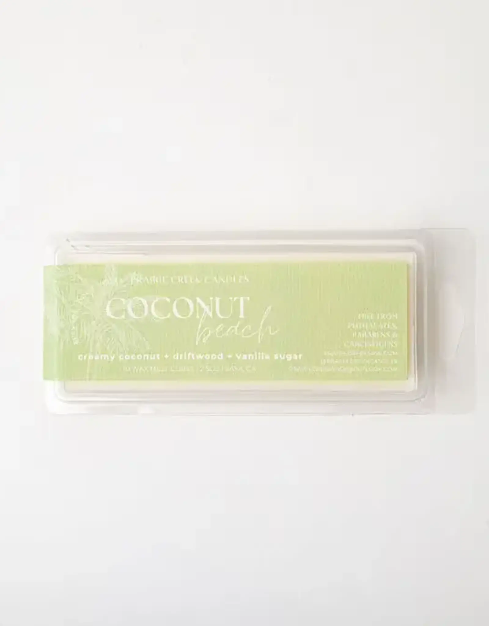 Prairie Creek Candles Wax Melts, Coconut Beach