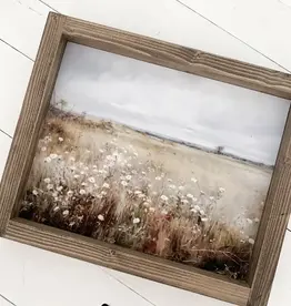 Ashwood Designs Framed Art Print, 9x11-Muted Daisy