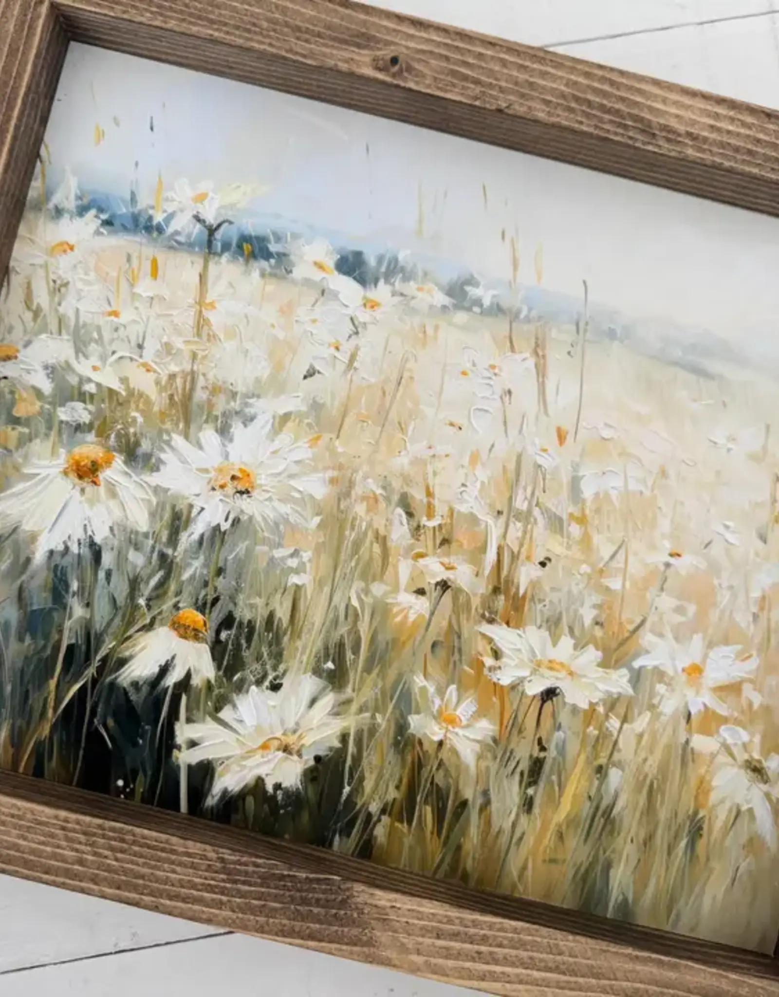 Ashwood Designs Framed Art Print, 17x13-Daisy Print