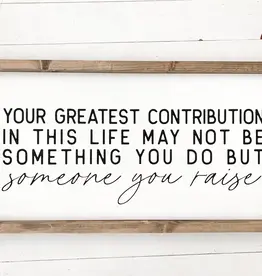 Ashwood Designs Framed Art Print, 13x25-Greatest Contribution