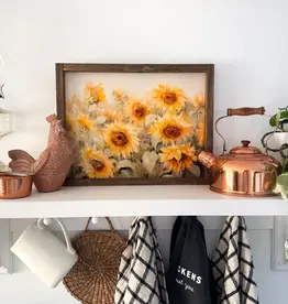 Ashwood Designs Framed Art Print, 9x11-Sunflower Print