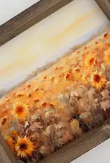 Ashwood Designs Framed Art Print, 17x13-Sunflower Field