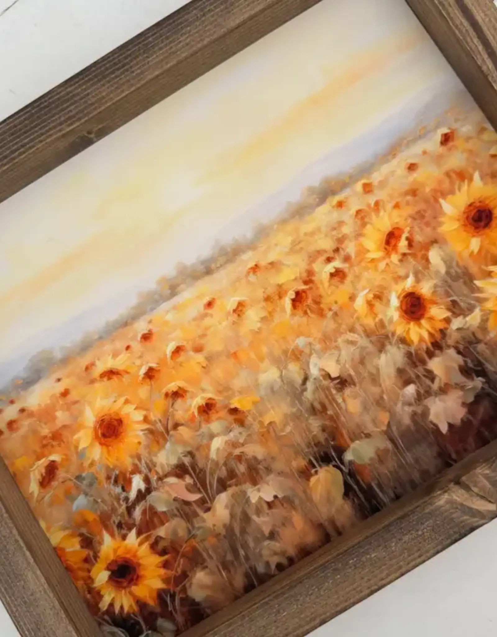 Ashwood Designs Framed Art Print, 17x13-Sunflower Field