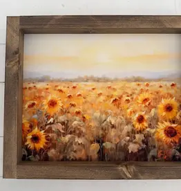 Ashwood Designs Framed Art Print, 9x11-Sunflower Field