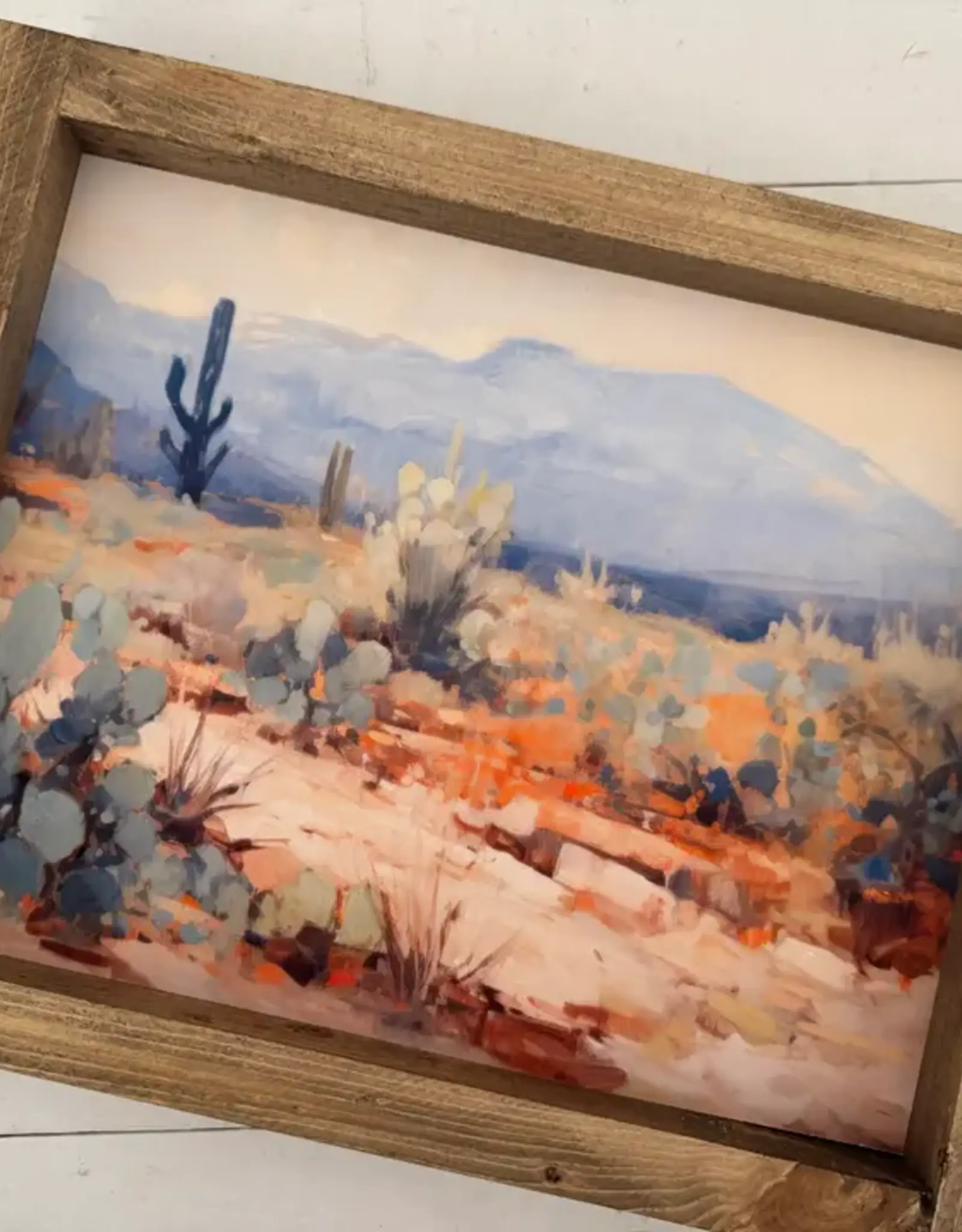 Ashwood Designs Framed Art Print, 9x11-Desert Print