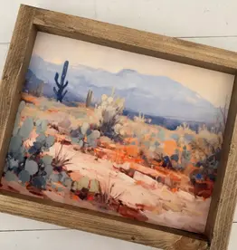 Ashwood Designs Framed Art Print, 9x11-Desert Print