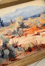 Ashwood Designs Framed Art Print, 17x13-Desert Print