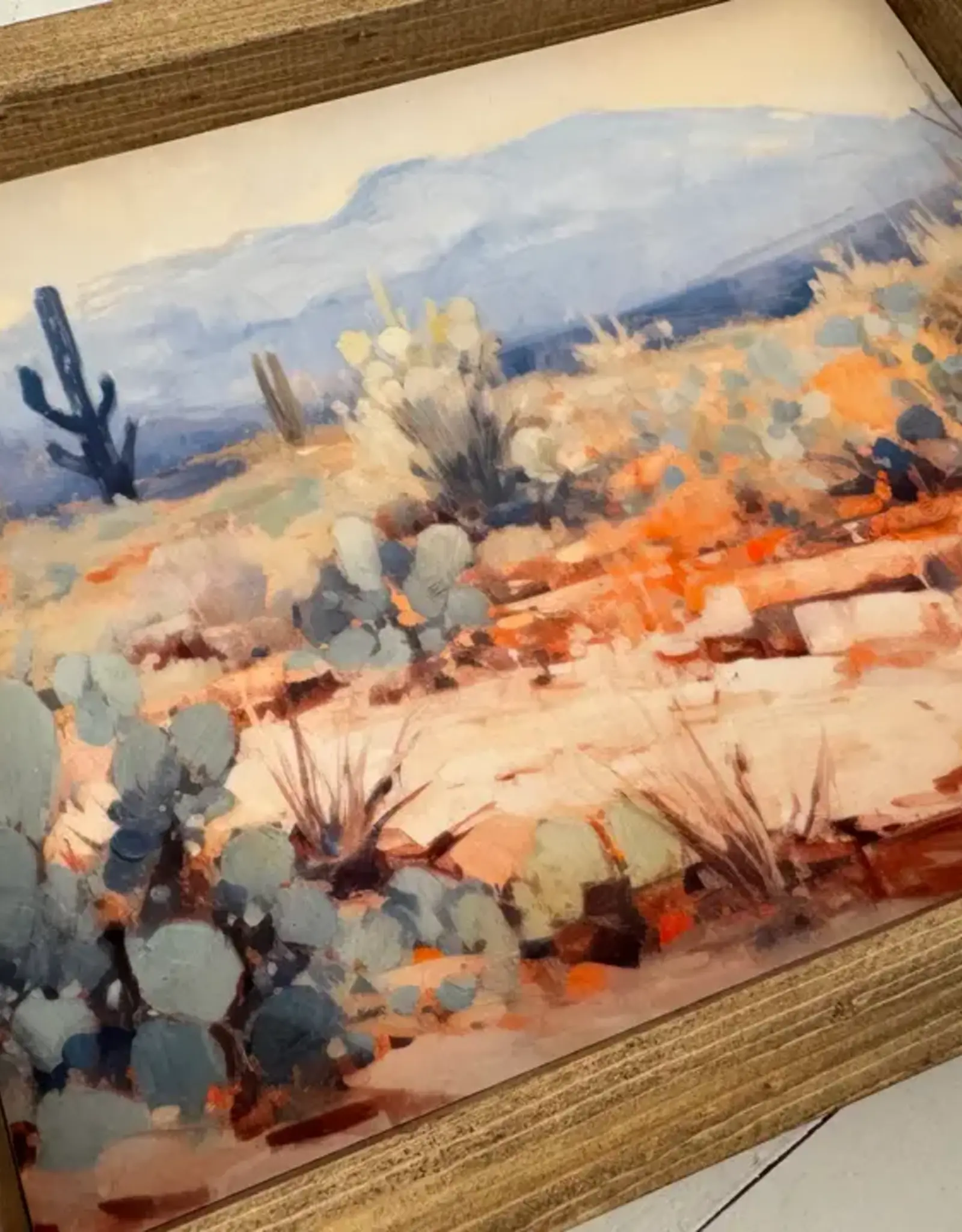 Ashwood Designs Framed Art Print, 17x13-Desert Print