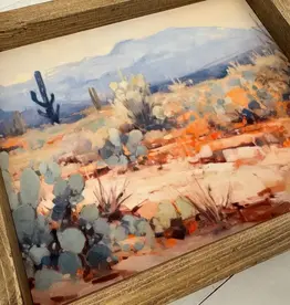 Ashwood Designs Framed Art Print, 17x13-Desert Print