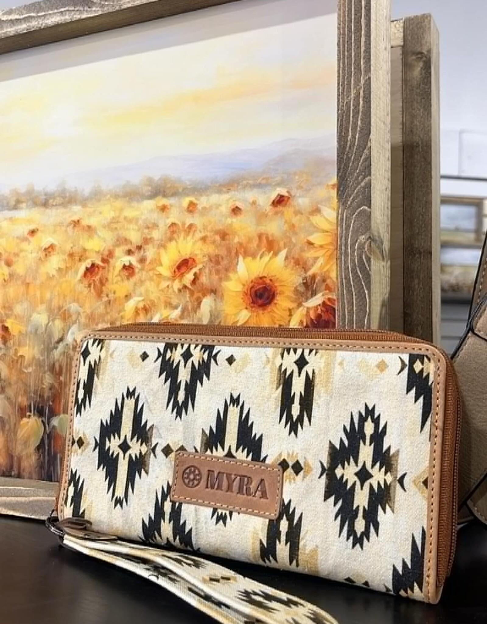 Myra Bag Desert Diamond Wallet, Tan/Brown