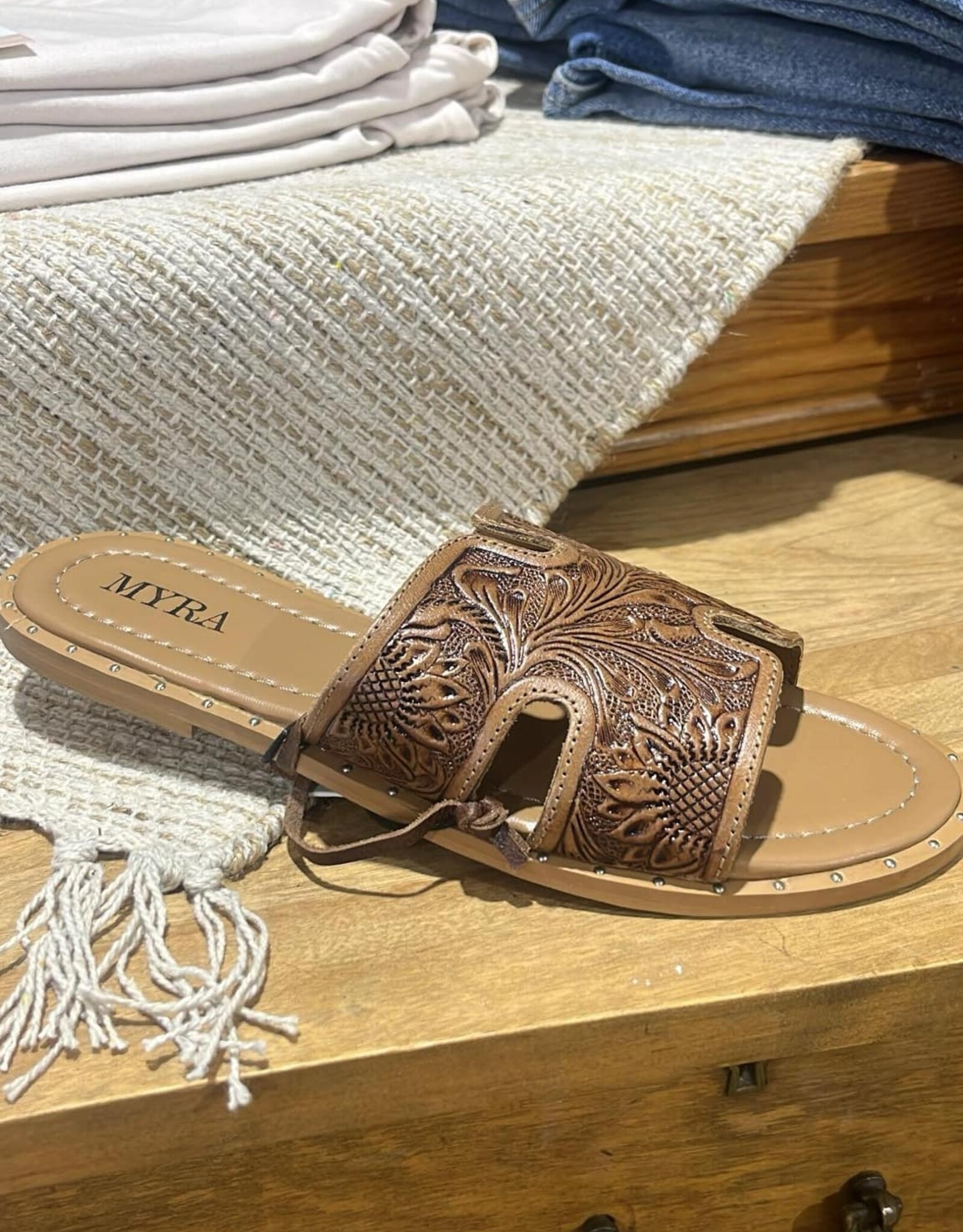 Myra Bag Carmina Anne Sandals, Brown