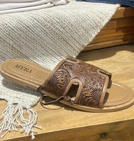 Myra Bag Carmina Anne Sandals, Brown
