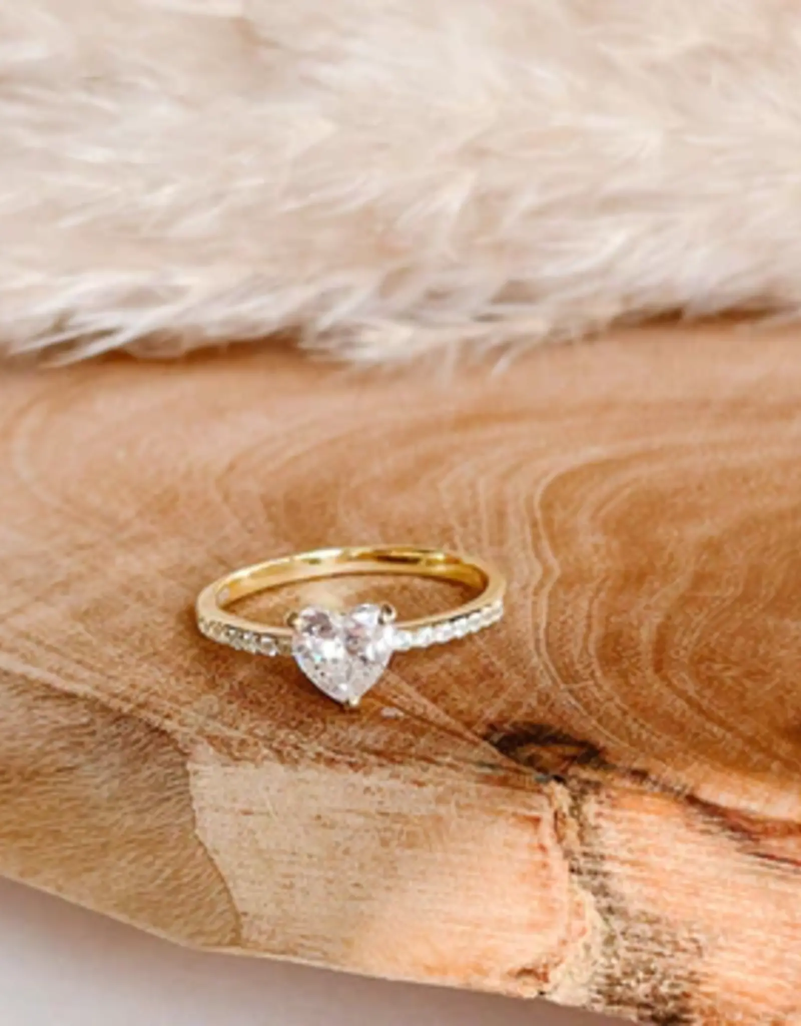 Sweet Three Designs Ice Heart Ring