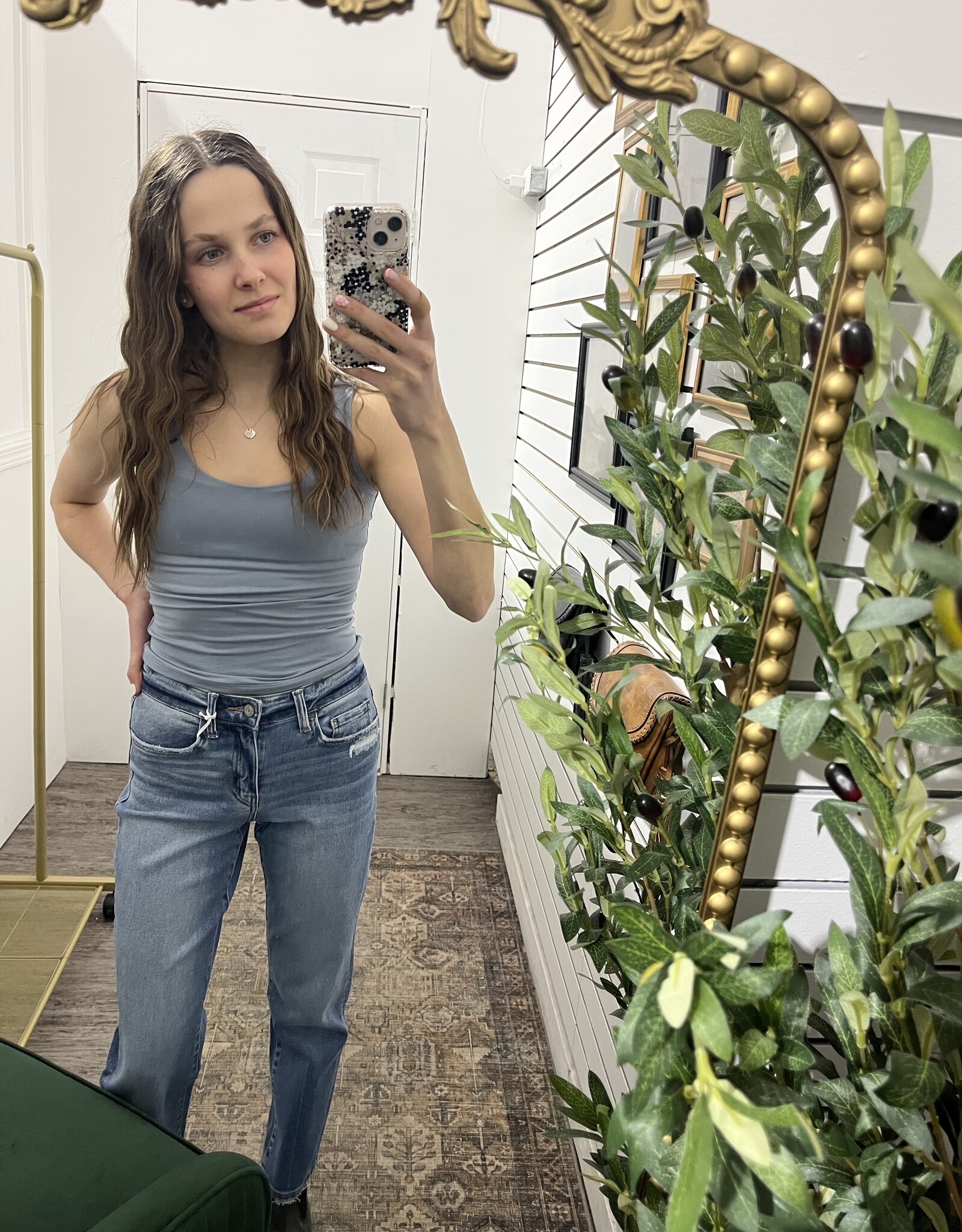 The Essential Tank, Vintage Blue