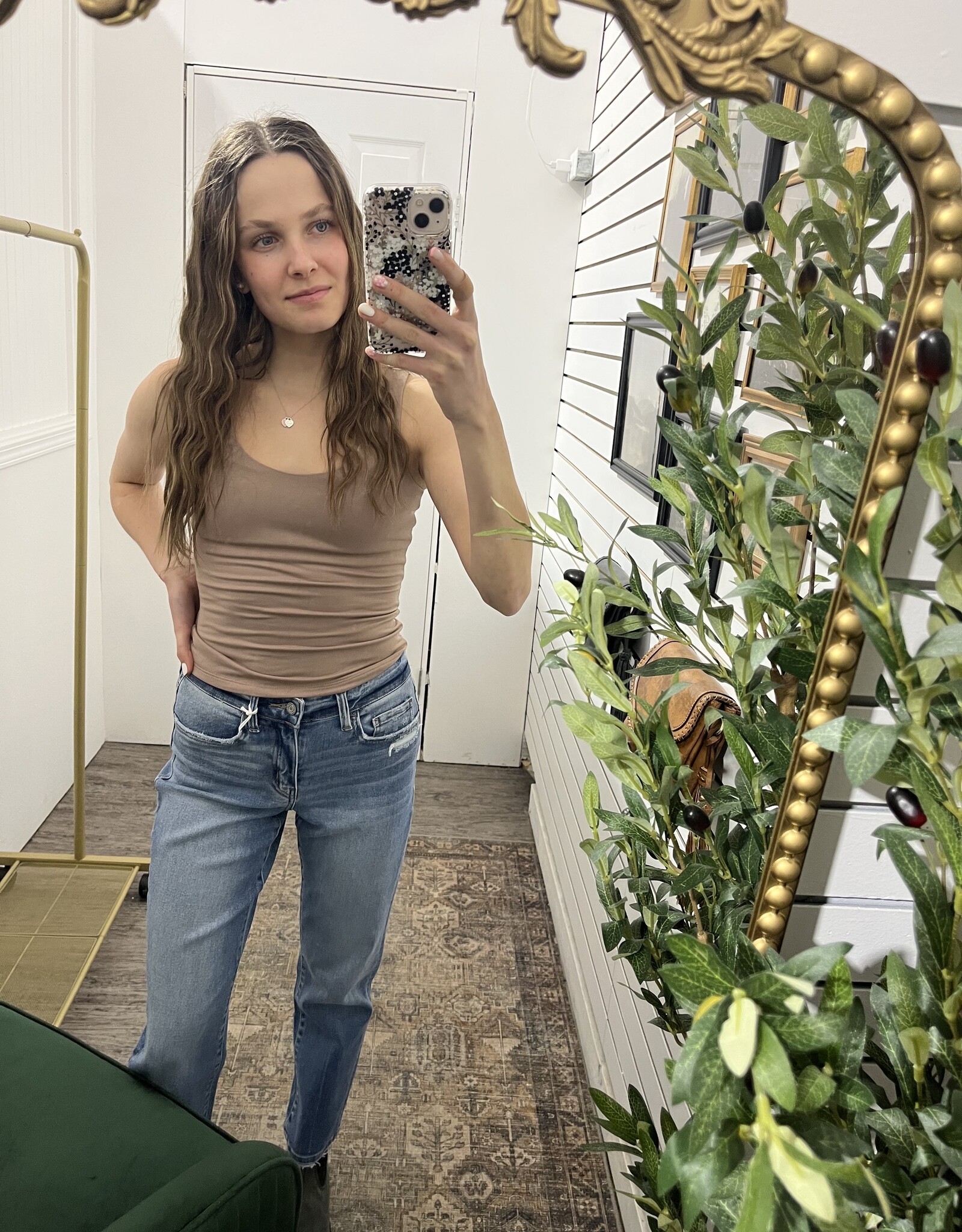 The Essential Tank, Dark Taupe