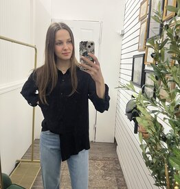 Solid Button Down Shirt