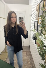 Solid Button Down Shirt