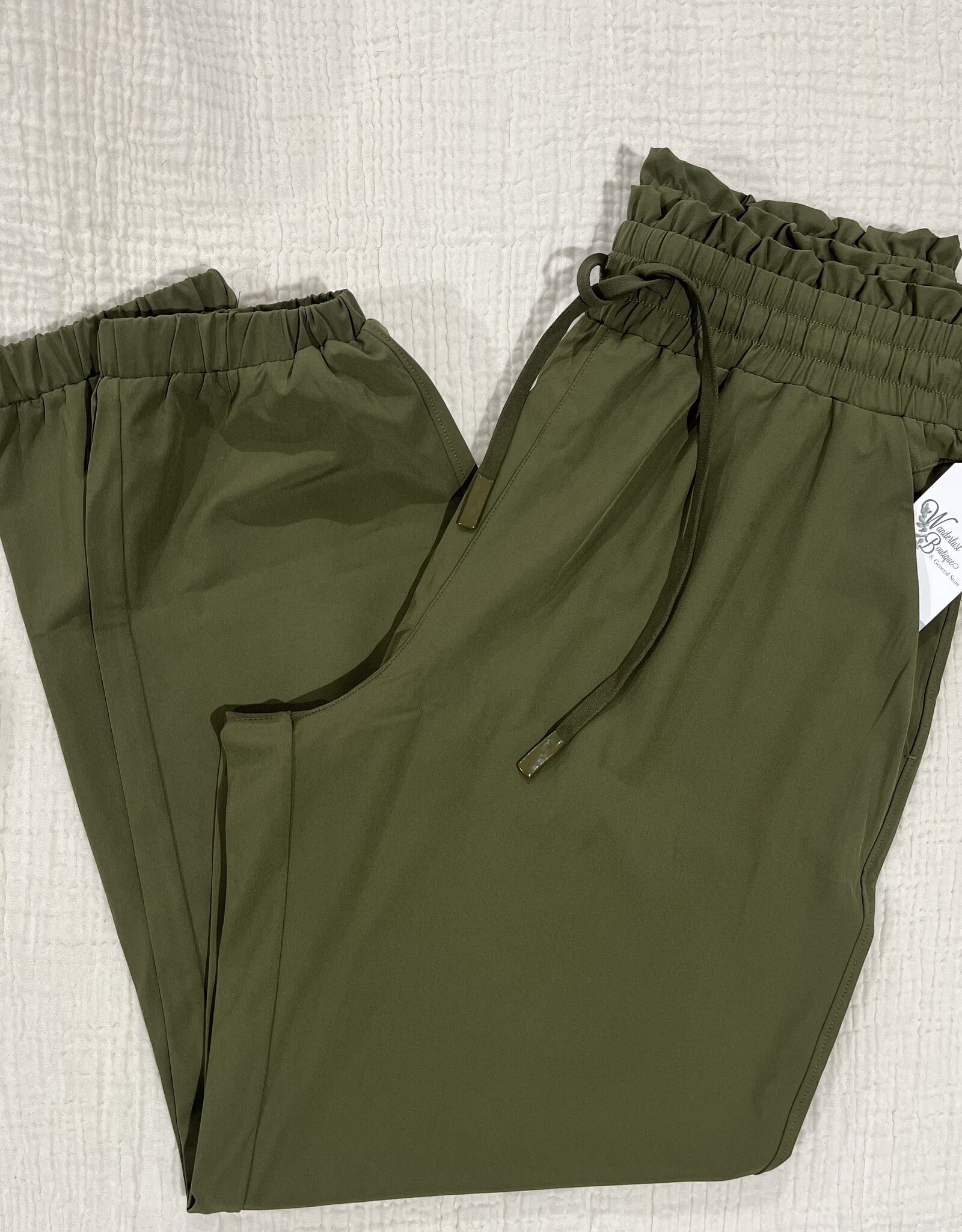 Mono B PLUS, Essential Cuffed Joggers, Ivy Green