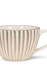 Cabana Stripe Mug, Grey