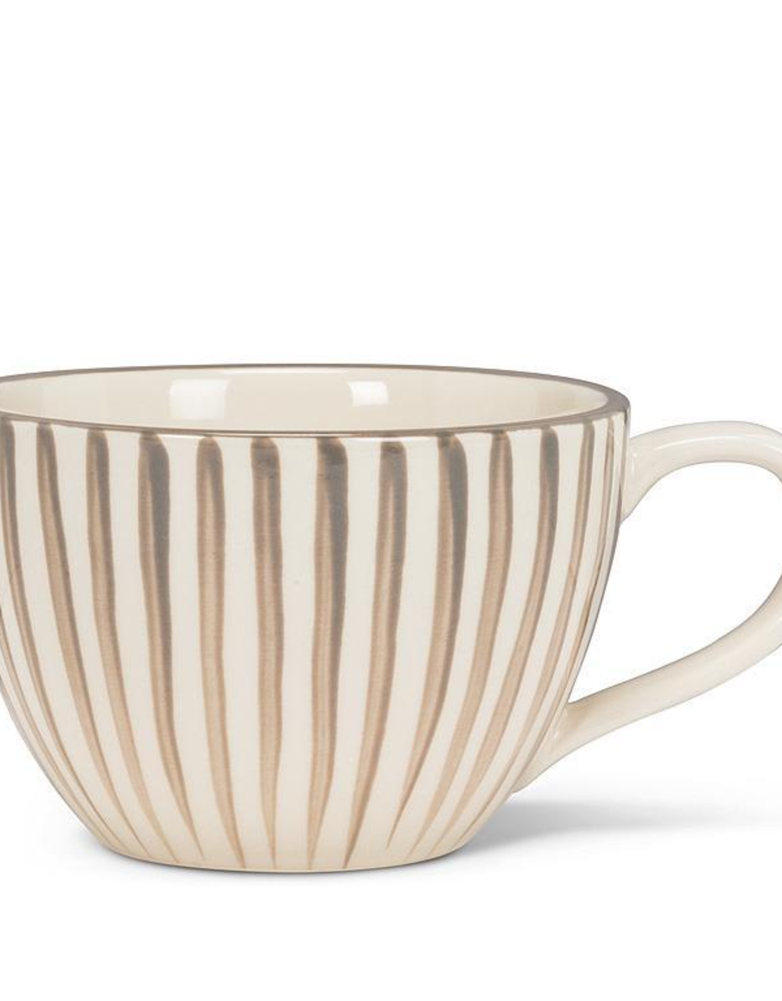 Cabana Stripe Mug, Grey