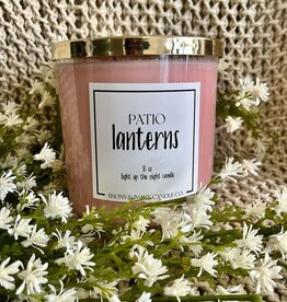 Ebony & Ivory Patio Lanterns 16oz Candle