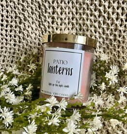 Ebony & Ivory Patio Lanterns 8oz Candle