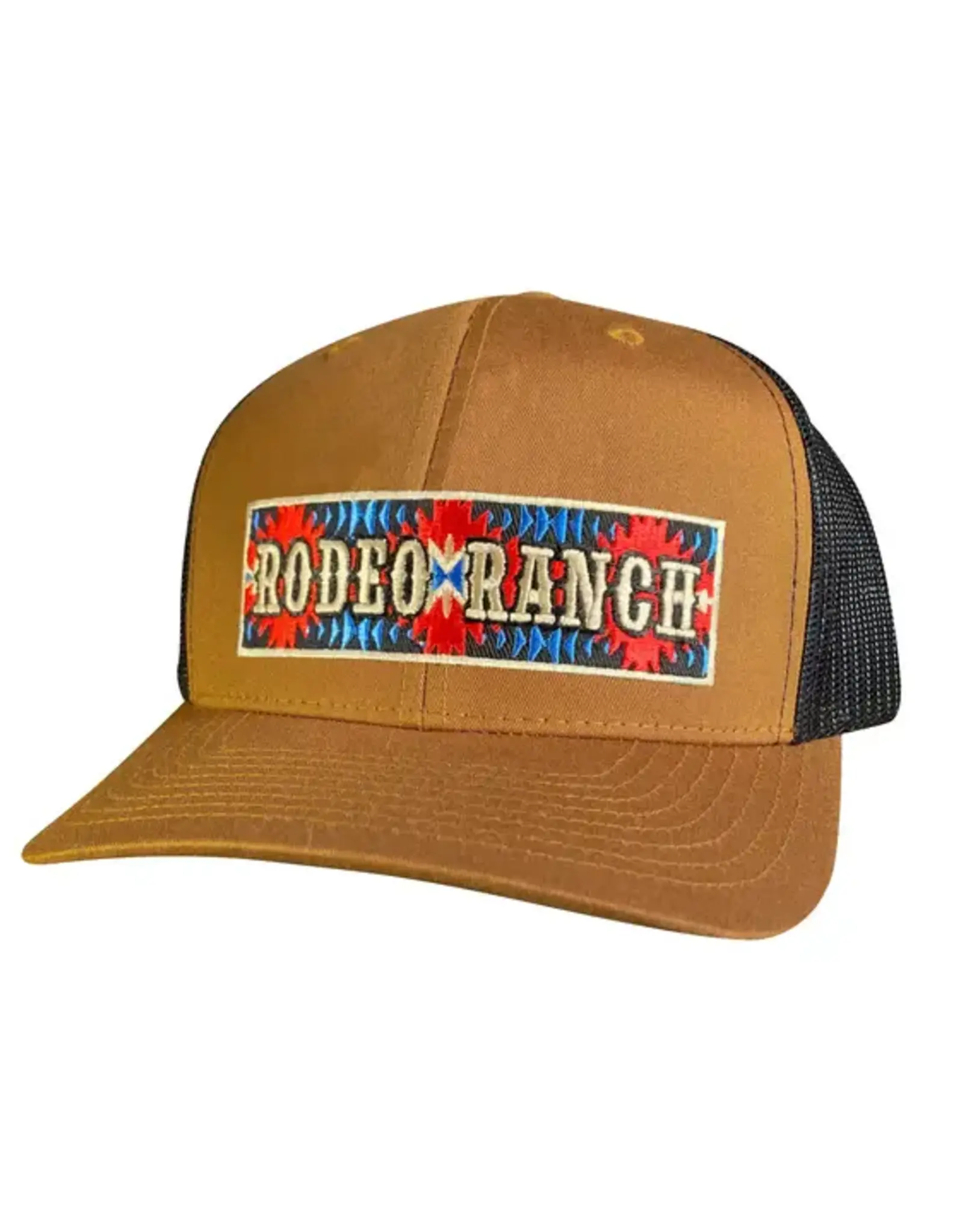 Rodeo Ranch Aztec Hat, Caramel and Black