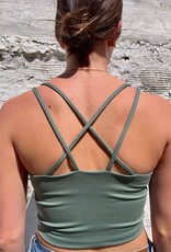 Mono B Venice Cloud Criss-Cross Sports Bra