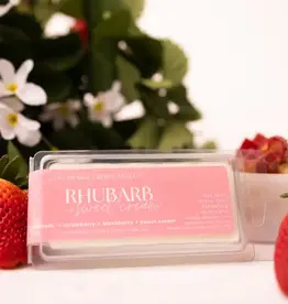 Prairie Creek Candles Wax Melts, Rhubarb Sweet Cream