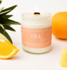Prairie Creek Candles Wood Wick Candle, Tiki Bar 8oz
