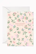 Linden Paper Co Card, Happy Birthday Beautiful