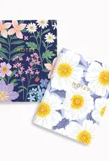 Linden Paper Co Willa Floral + Lilac Peonies Notebook Set