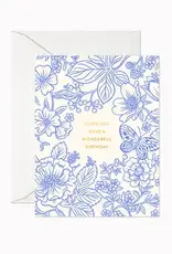 Linden Paper Co Card, Wonderful Birthday