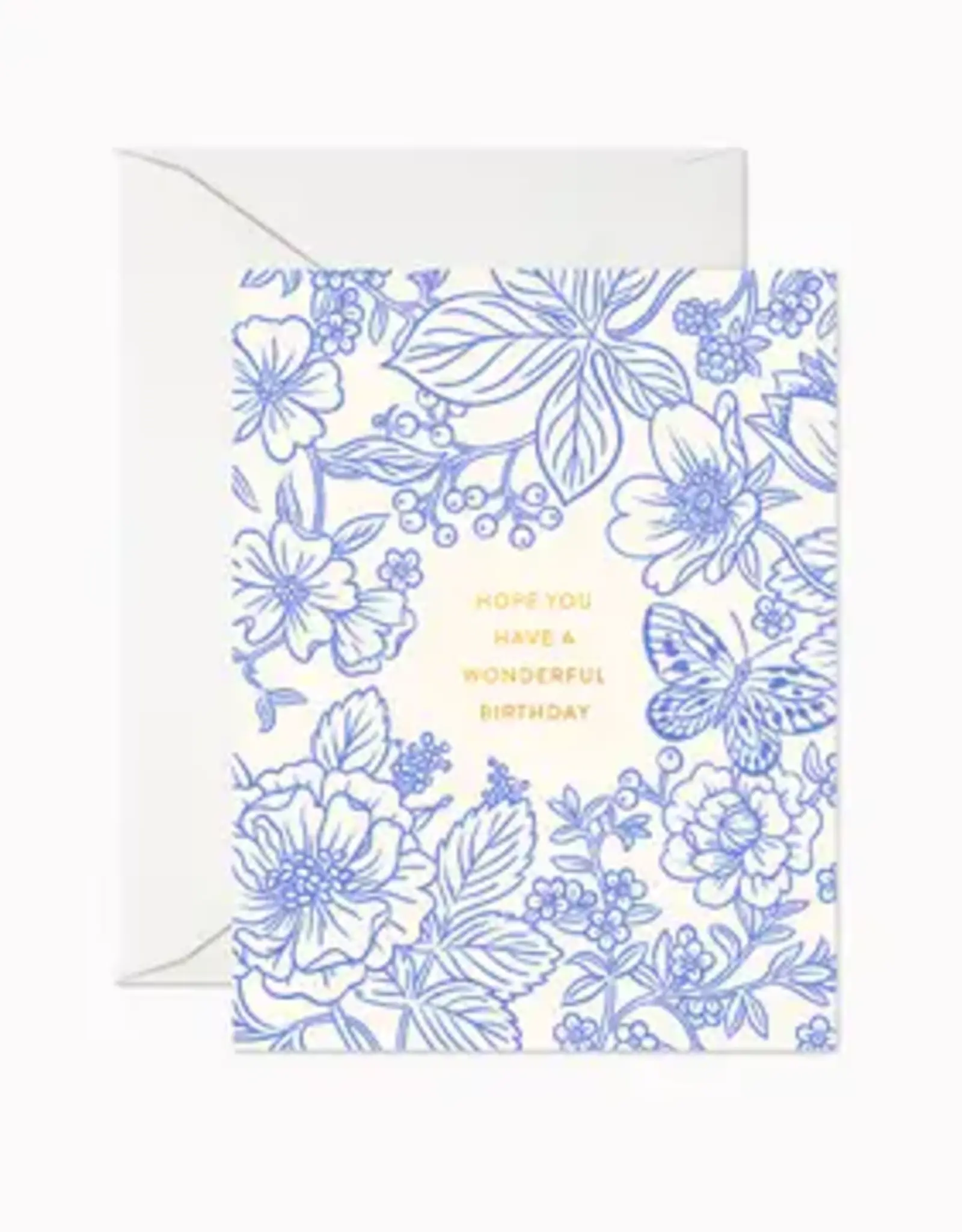 Linden Paper Co Card, Wonderful Birthday